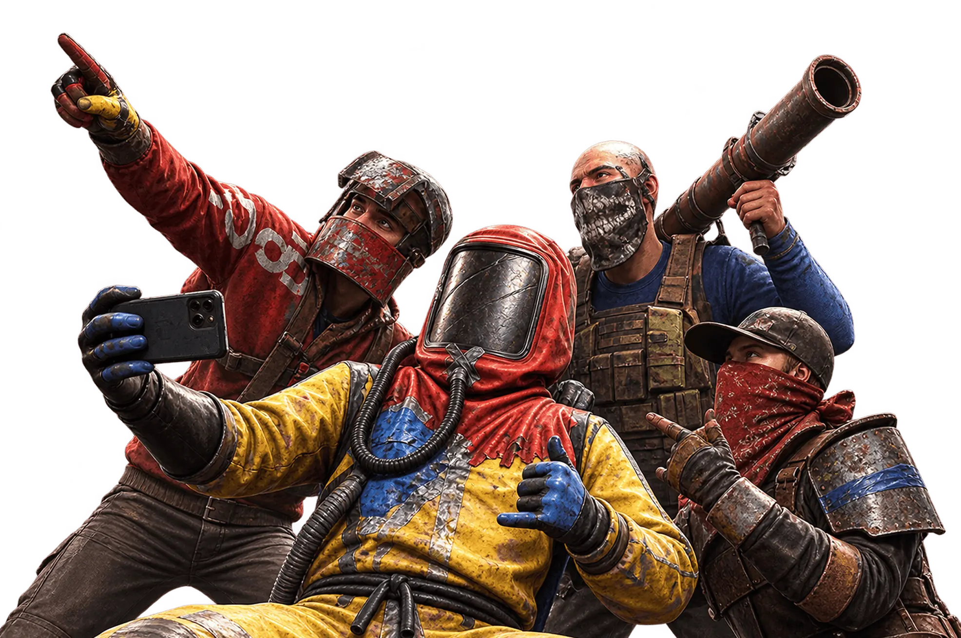 Footer banner background image with DOTA 2 heroes