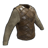 Buy Rust clothing Burlap and Leather Vest skin