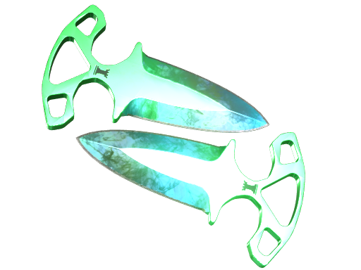 Buy CS2 knife ★ StatTrak™ Shadow Daggers | Gamma Doppler (Factory New) skin