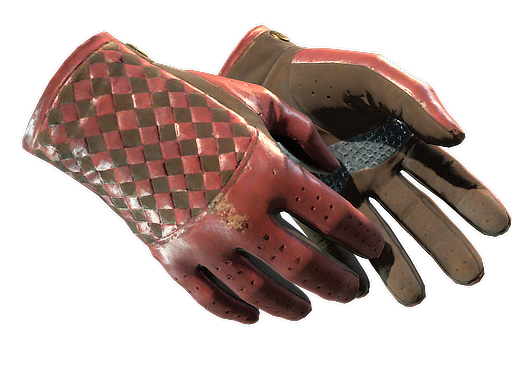 Buy CS2 gloves ★ Driver Gloves | Crimson Weave (Well-Worn) skin