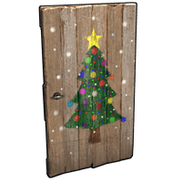 Buy Rust misc Christmas Tree Door skin