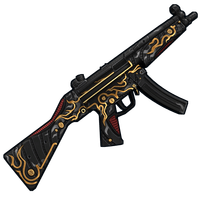Buy Rust weapon Rare Flame MP5 skin