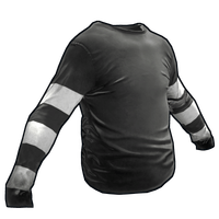 Buy Rust clothing Battle Worn Long TShirt skin