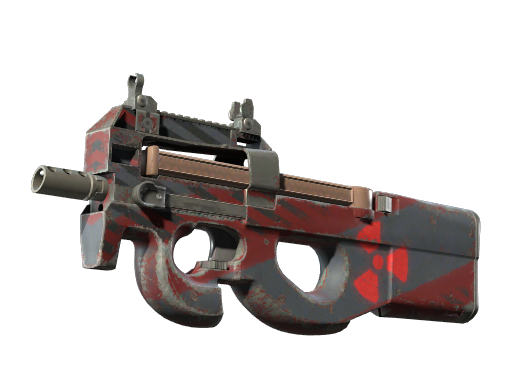 Buy CS2 smg Souvenir P90 | Fallout Warning (Field-Tested) skin