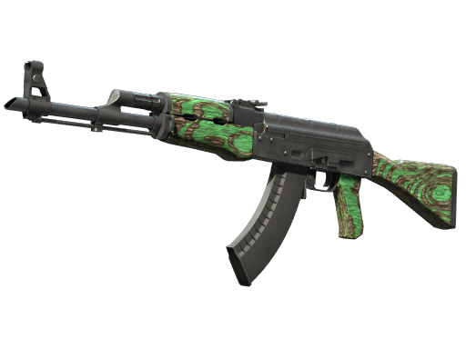 Buy CS2 rifle Souvenir AK-47 | Green Laminate (Minimal Wear) skin