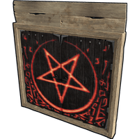 Buy Rust misc Wooden Double Door from Hell skin