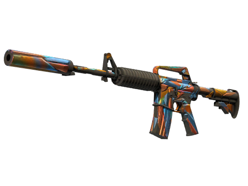 Buy CS2 rifle StatTrak™ M4A1-S | Leaded Glass (Well-Worn) skin