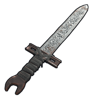 Buy Rust weapon Metal Roses Short Sword skin