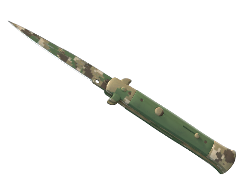 Buy CS2 knife ★ Stiletto Knife | Forest DDPAT (Well-Worn) skin