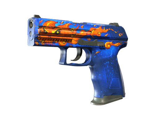 Buy CS2 pistol P2000 | Fire Elemental (Well-Worn) skin