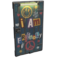 Buy Rust misc Friendly Wooden Door skin