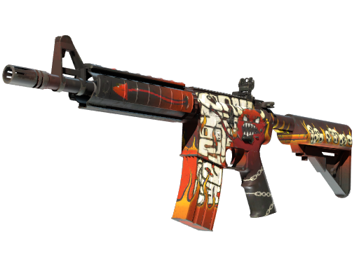 Buy CS2 rifle StatTrak™ M4A4 | Hellfire (Factory New) skin