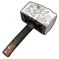 Buy Rust weapon Silver Leaf Hammer skin