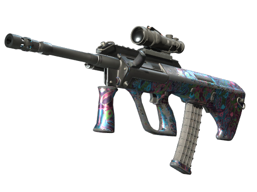Buy CS2 rifle AUG | Death by Puppy (Well-Worn) skin
