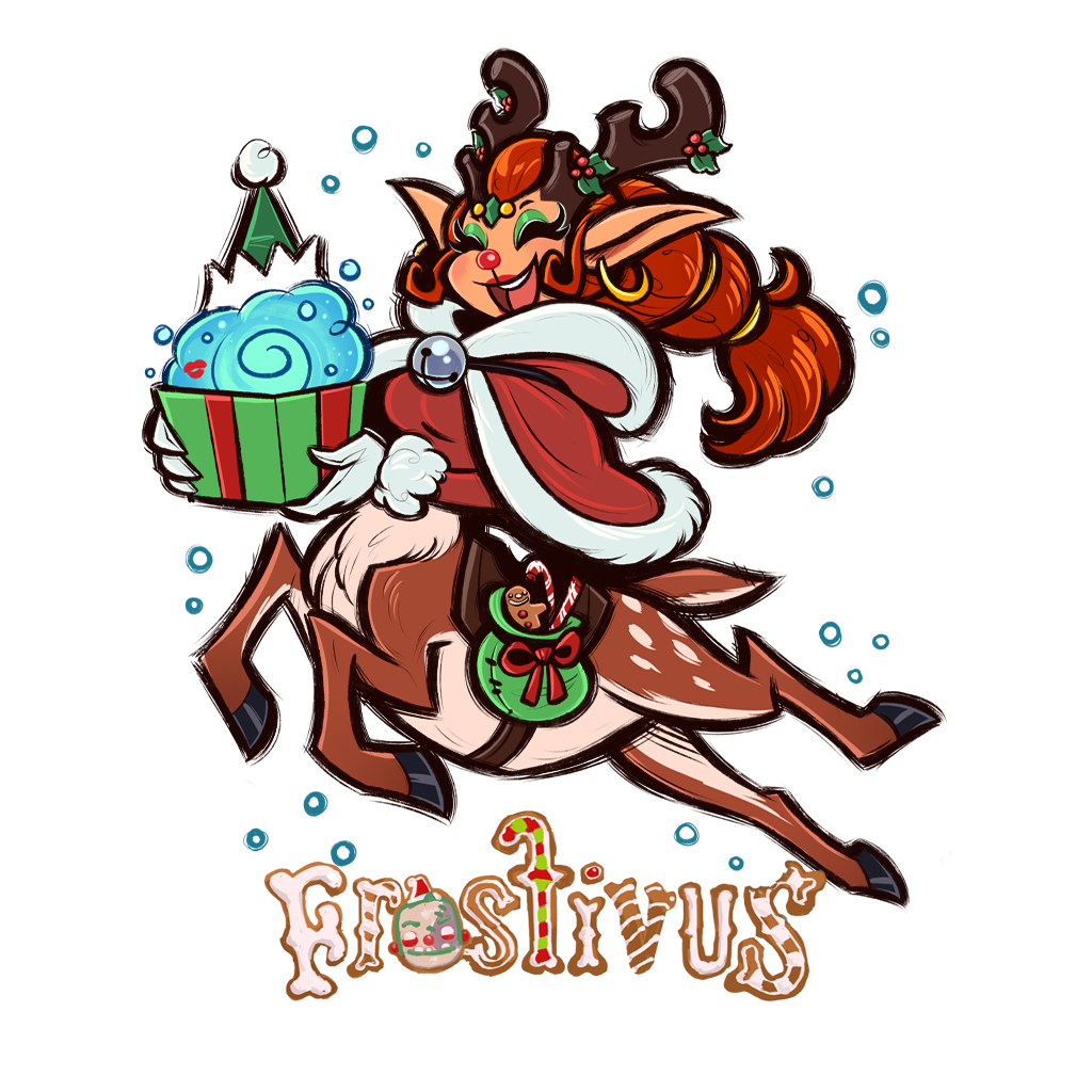 Buy Dota 2 sticker Frostivus 2023 Sticker - Enchantress skin
