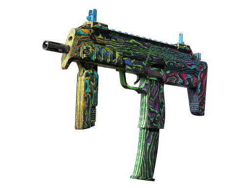 Buy CS2 smg MP7 | Neon Ply (Well-Worn) skin