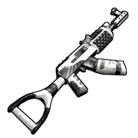 Buy Rust weapon No Mercy AK47 skin