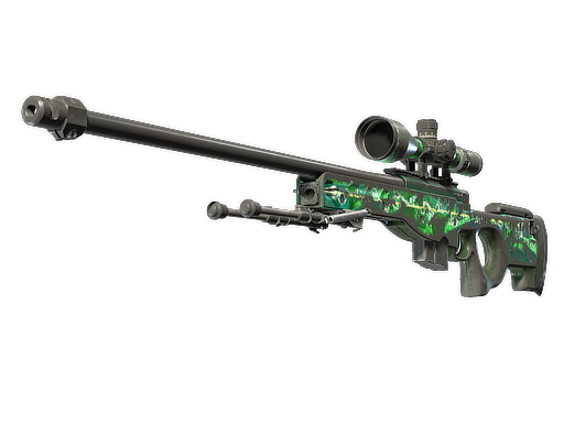 Buy CS2 sniper rifle AWP | Green Energy (Battle-Scarred) skin