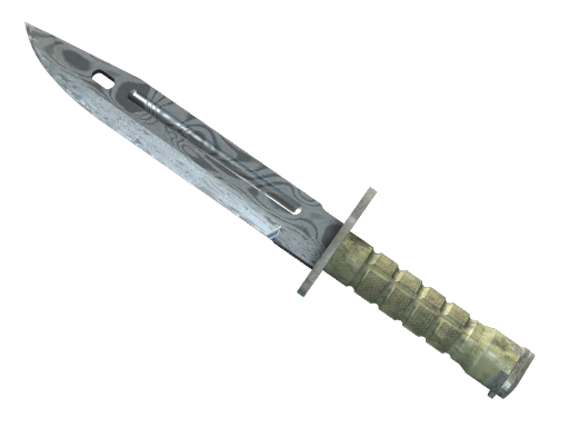 Buy CS2 knife ★ StatTrak™ Bayonet | Damascus Steel (Minimal Wear) skin