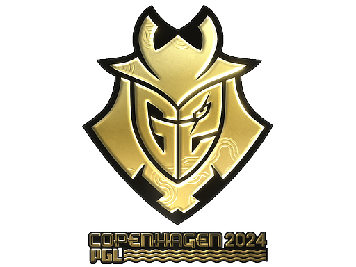 Buy CS2 sticker Sticker | G2 Esports (Gold) | Copenhagen 2024 skin