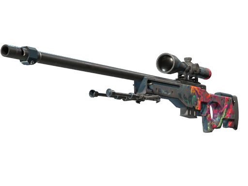 Buy CS2 sniper rifle StatTrak™ AWP | Hyper Beast (Battle-Scarred) skin