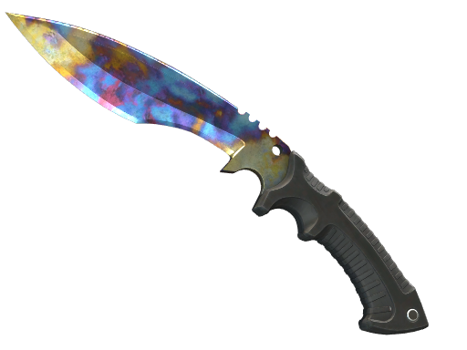 Buy CS2 knife ★ StatTrak™ Kukri Knife | Case Hardened (Well-Worn) skin