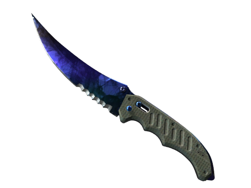 Buy CS2 knife ★ StatTrak™ Flip Knife | Doppler (Minimal Wear) skin