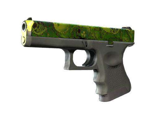 Buy CS2 pistol Glock-18 | Nuclear Garden (Well-Worn) skin