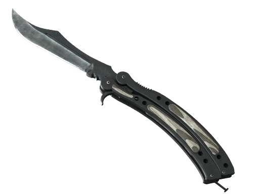 Buy CS2 knife ★ StatTrak™ Butterfly Knife | Black Laminate (Field-Tested) skin