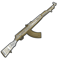Buy Rust weapon Thundergold SKS skin