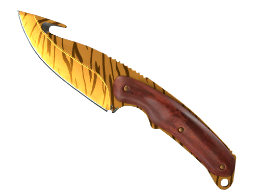 Buy CS2 knife ★ Gut Knife | Tiger Tooth (Factory New) skin