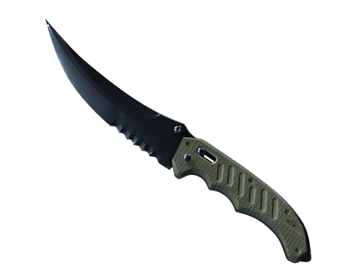 Buy CS2 knife ★ Flip Knife | Blue Steel (Well-Worn) skin