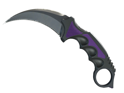 Buy CS2 knife ★ StatTrak™ Karambit | Ultraviolet (Minimal Wear) skin