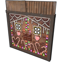 Buy Rust misc Gingerbread Metal Double Door skin
