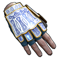 Buy Rust clothing Porcelain Roadsign Gloves skin