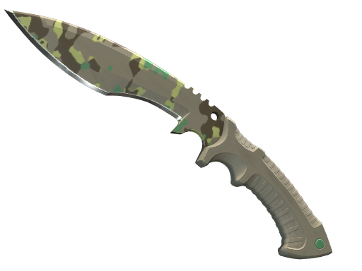 Buy CS2 knife ★ StatTrak™ Kukri Knife | Boreal Forest (Minimal Wear) skin