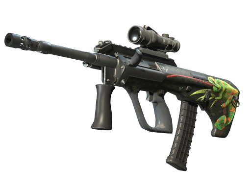 Buy CS2 rifle StatTrak™ AUG | Chameleon (Minimal Wear) skin