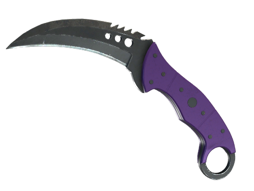 Buy CS2 knife ★ StatTrak™ Talon Knife | Ultraviolet (Well-Worn) skin