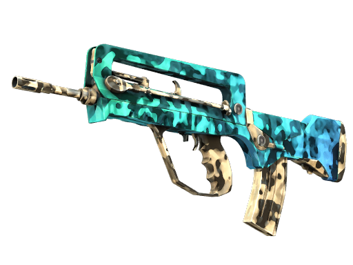Buy CS2 rifle FAMAS | Waters of Nephthys (Minimal Wear) skin