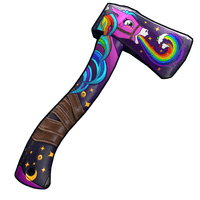 Buy Rust weapon Rainbow Pony Hatchet skin