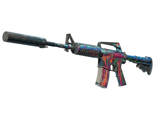 Buy CS2 rifle StatTrak™ M4A1-S | Hyper Beast (Battle-Scarred) skin