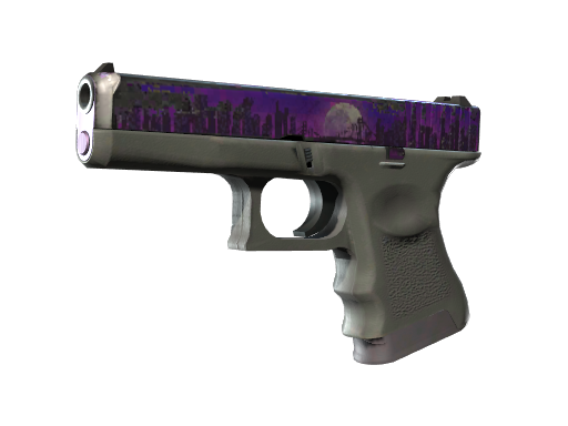 Buy CS2 pistol Glock-18 | Moonrise (Battle-Scarred) skin