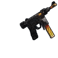 Buy Rust weapon Hellborn SMG skin