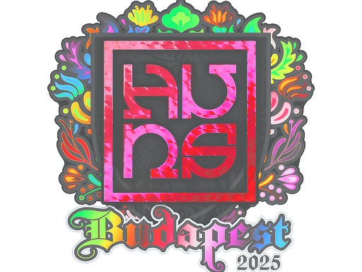 Buy CS2 sticker Sticker | The Huns (Holo) | Budapest 2025 skin