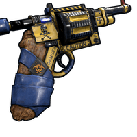 Buy Rust weapon Caution Revolver skin