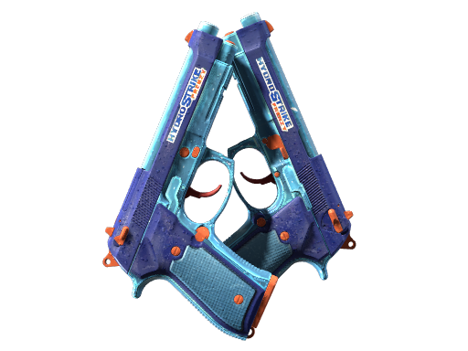 Buy CS2 pistol StatTrak™ Dual Berettas | Hydro Strike (Minimal Wear) skin