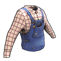 Buy Rust clothing Farmer Overalls Top skin