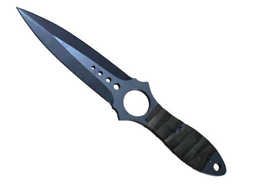 Buy CS2 knife ★ Skeleton Knife | Blue Steel (Battle-Scarred) skin