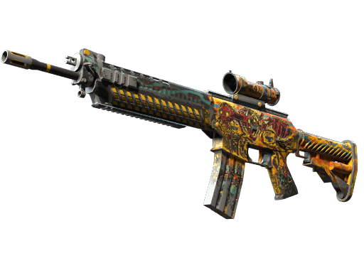 Buy CS2 rifle SG 553 | Colony IV (Well-Worn) skin