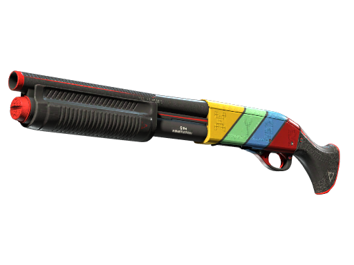 Buy CS2 shotgun StatTrak™ Sawed-Off | Analog Input (Minimal Wear) skin